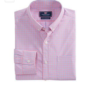 Plaid Slim Performance Murray men’s Shirt vineyard